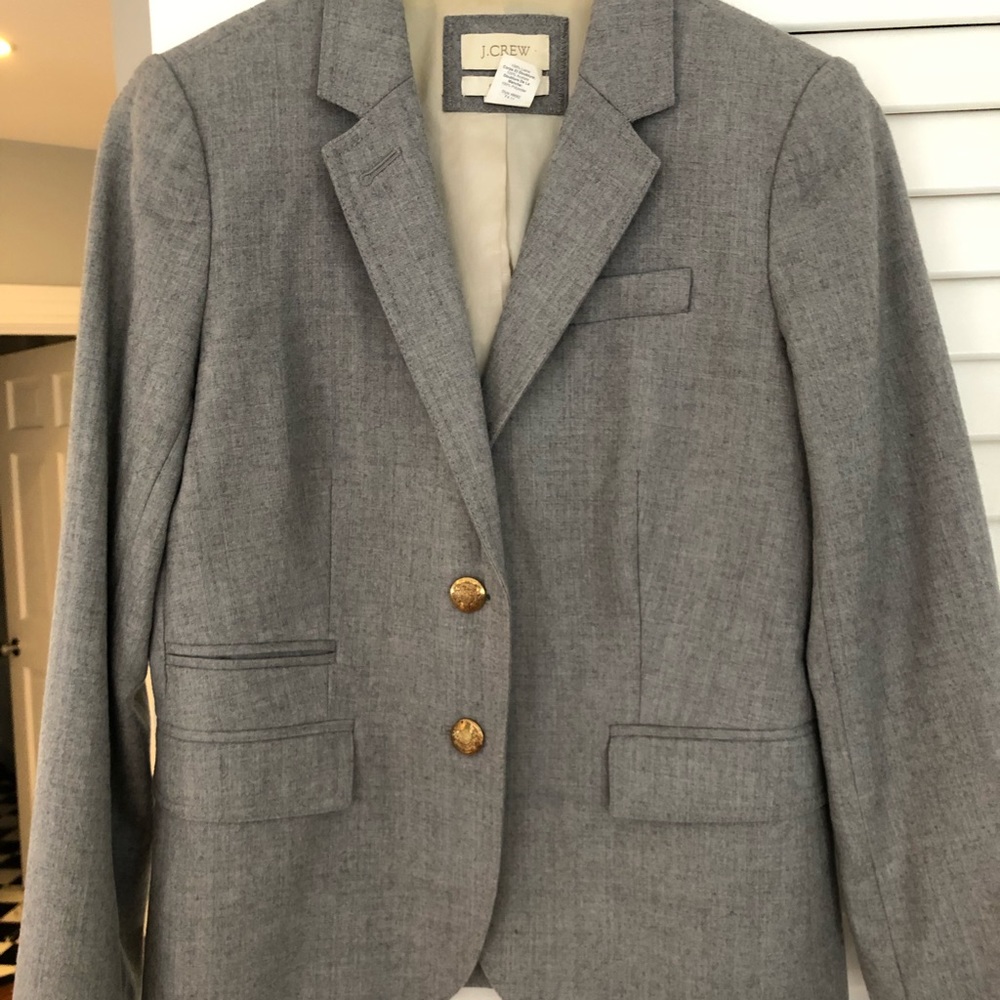 Excellent Condition J Crew Grey Blazer
